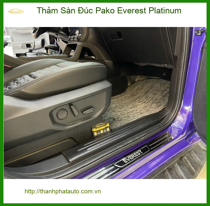 Cô Minh thay Thảm Sàn Đúc Pako Everest Platinum cho Ford Everest Quận 9 ảnh thực tế 3