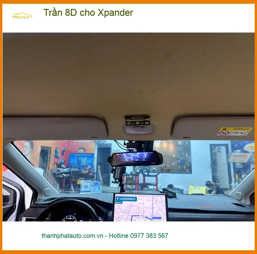 Lắp Trần 8D cho Xpander Quận 1 uy tín, giá tốt tại Thành Phát Auto ảnh thực tế 2