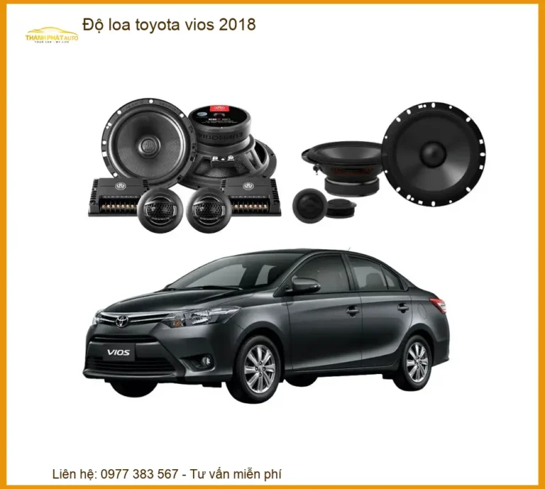 Nâng Cấp Âm Thanh Độ Loa Toyota Vios 2018 - Trung Tâm Thi Công Uy Tín TPHCM