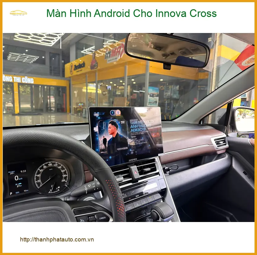 Anh Minh lắp màn hình Android cho Innova Cross tại Quận 9 để nâng tầm giải trí ảnh thực tế 2