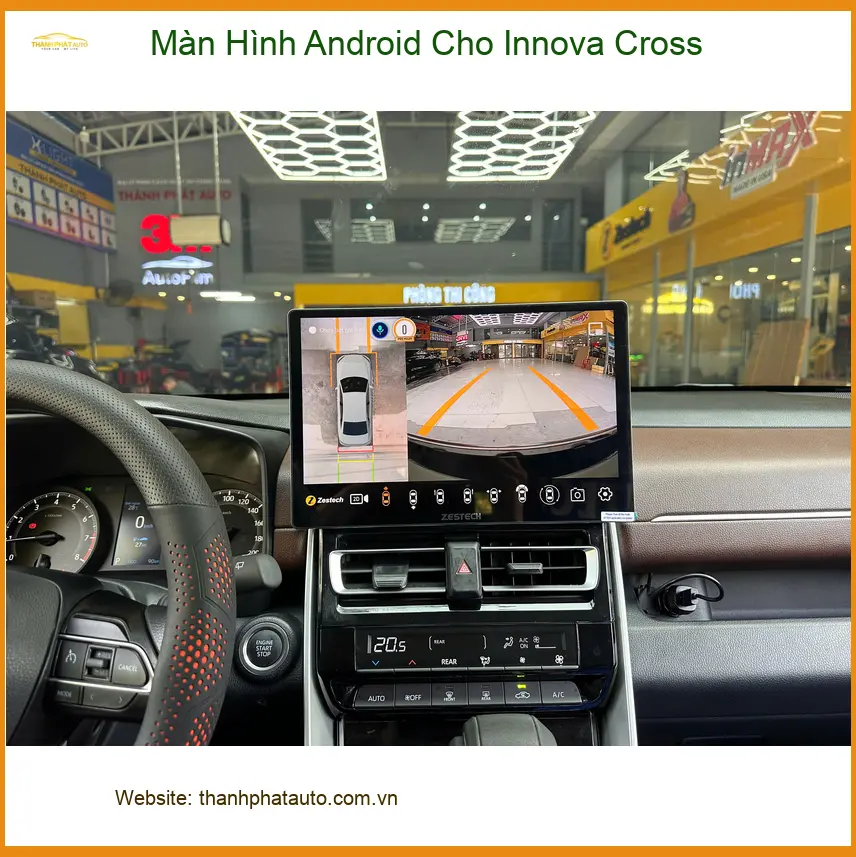 Anh Minh lắp màn hình Android cho Innova Cross tại Quận 9 để nâng tầm giải trí ảnh thực tế 4